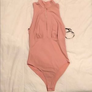 Pink bodysuit